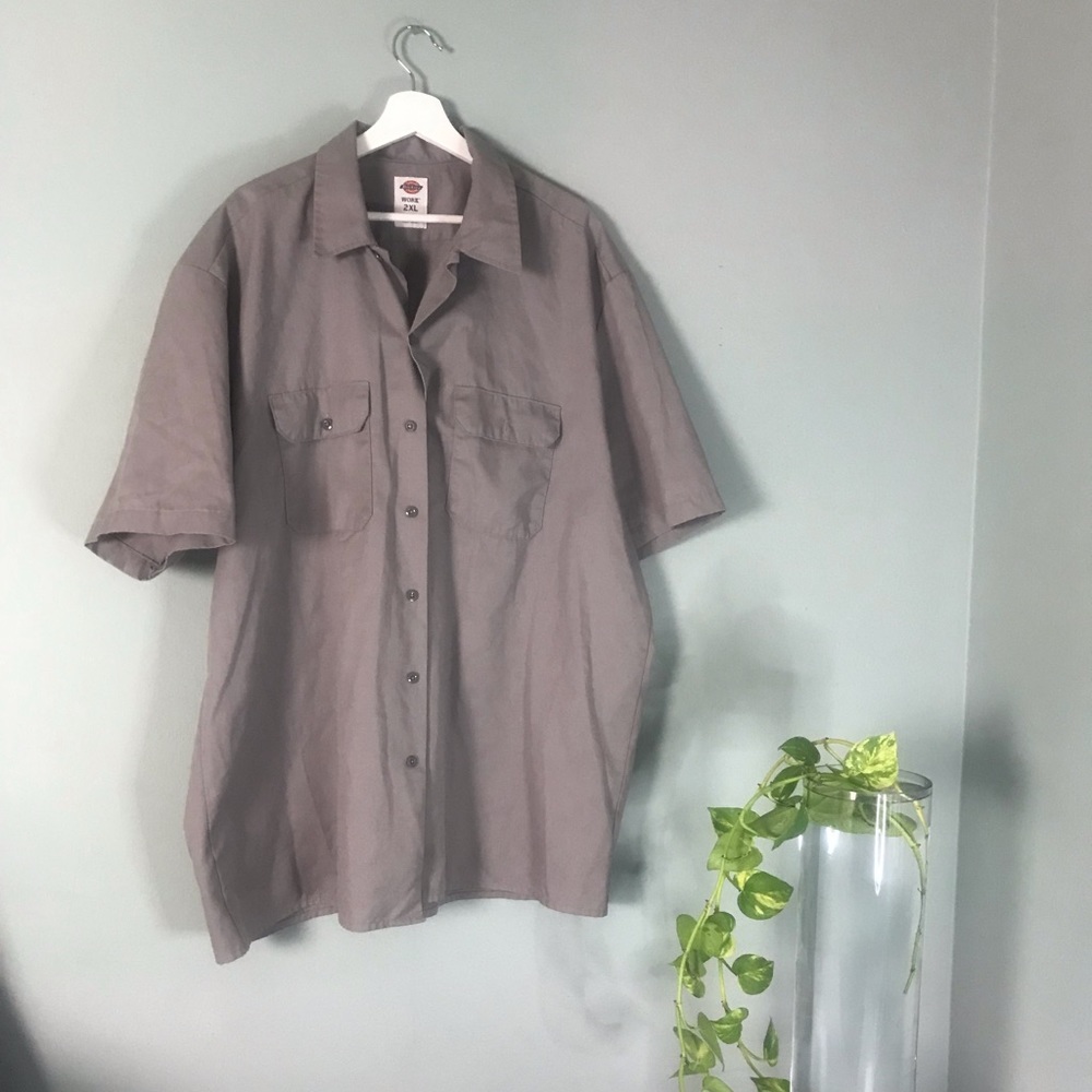 Men’s gray 2XL dickies work shirt